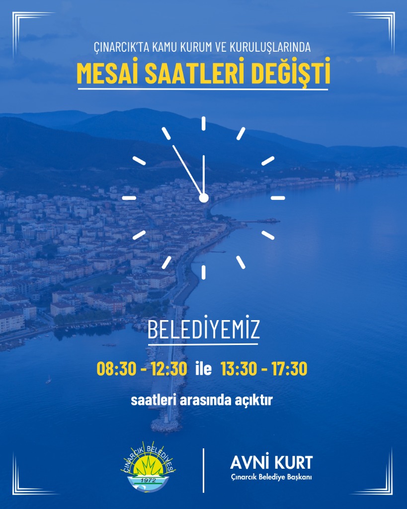 Mesai Saatleri Değişti