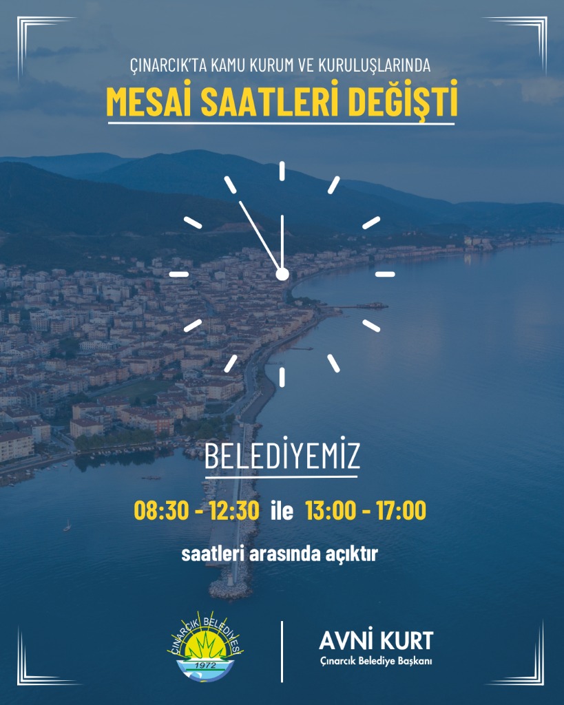 Mesai Saatleri Değişti