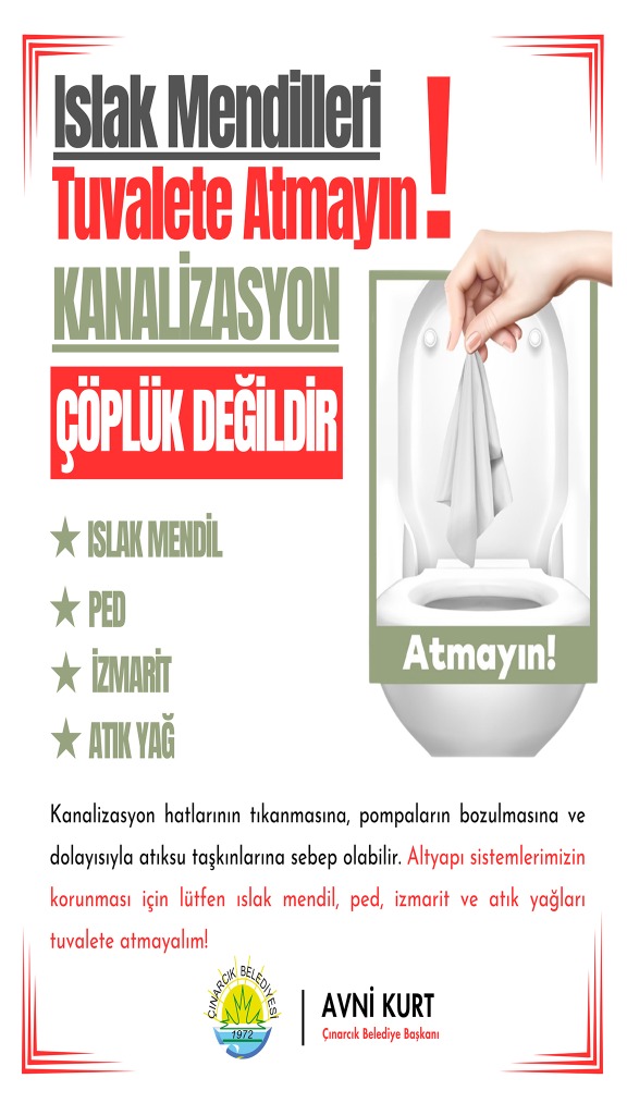 Kanalizasyon Sistemini Koruyalım