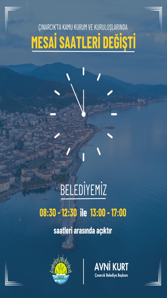 Mesai Saatleri Değişti