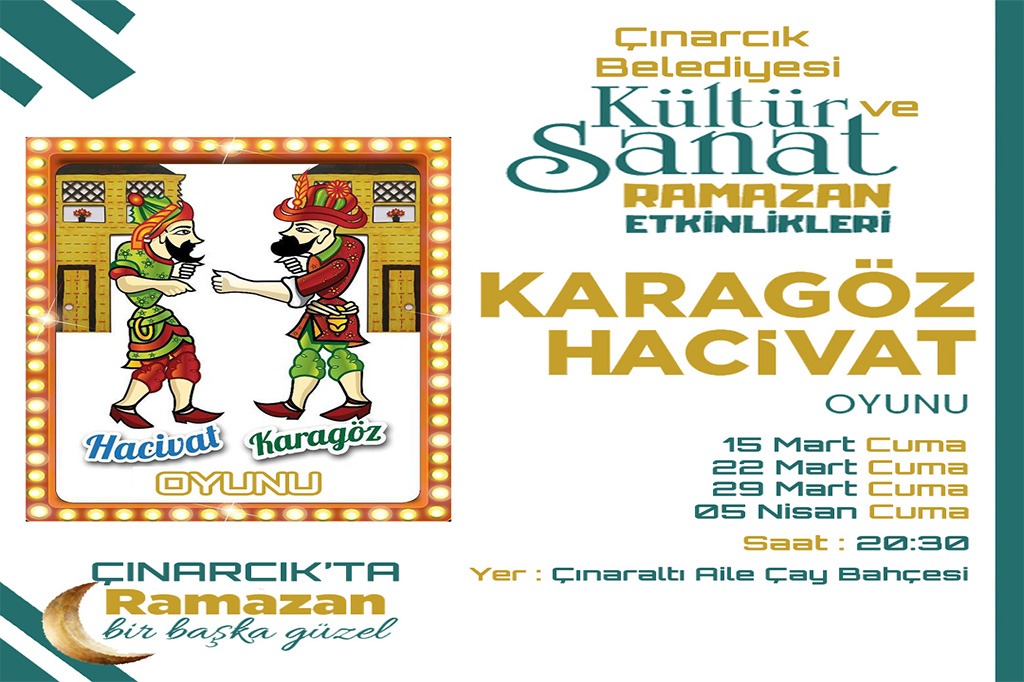Karagöz ve Hacivat Çınarcıklılarla Buluşacak
