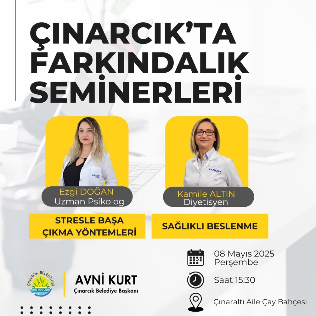 Çınarcık'ta Farkındalık Seminerleri