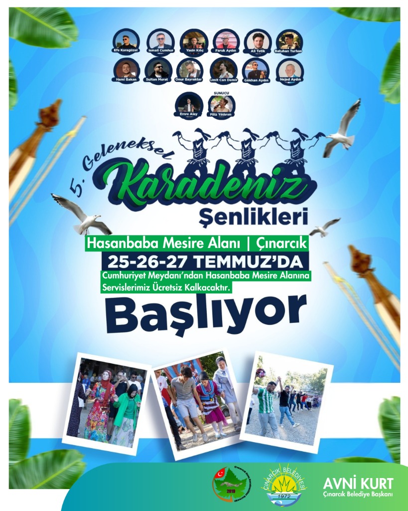 5. Geleneksel Karadeniz Şenlikleri Başlıyor