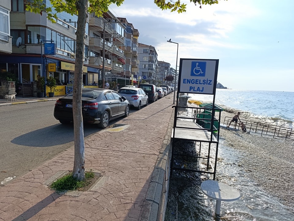 Engelsiz Plaj Rampası Yenilendi