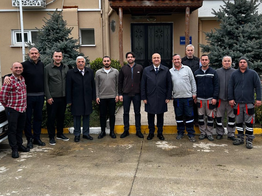 Başkanımızdan Sahada İnceleme ve Personelle Buluşma