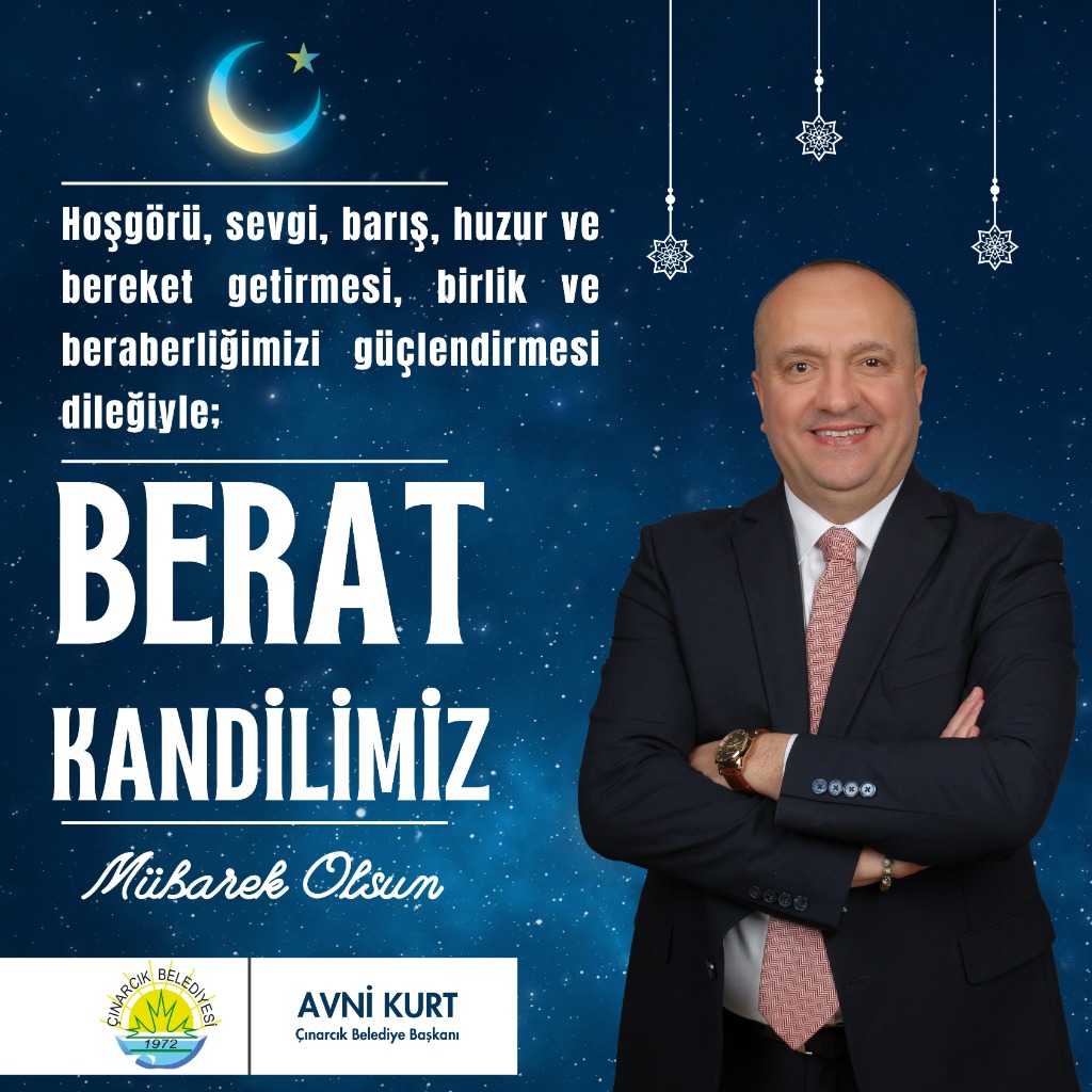 Başkanımız Avni Kurt'un “berat Kandili” Mesajı