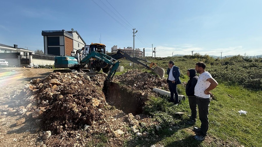 Çalıca Depo Sokak'ta 85 Metre Kanalizasyon Hattı Çalışması Yaptık