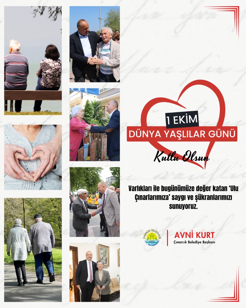 Başkanımız Avni Kurt'un Dünya Yaşlılar Günü Mesajı