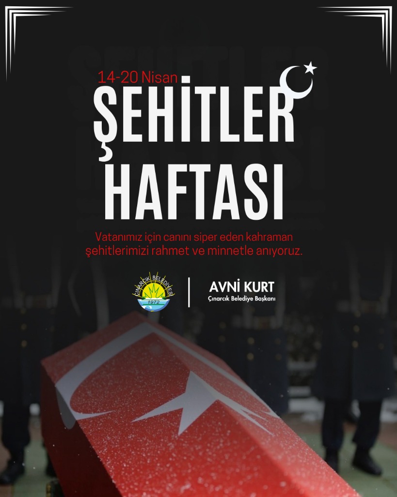 Belediye Başkanımız Avni Kurt’un, “şehitler Haftası” Mesajıbelediye Başkanımız Avni Kurt’un, “turizm Haftası” Mesajı