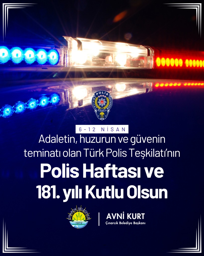 Başkanımız Avni Kurt'un “polis Haftası” Mesajı