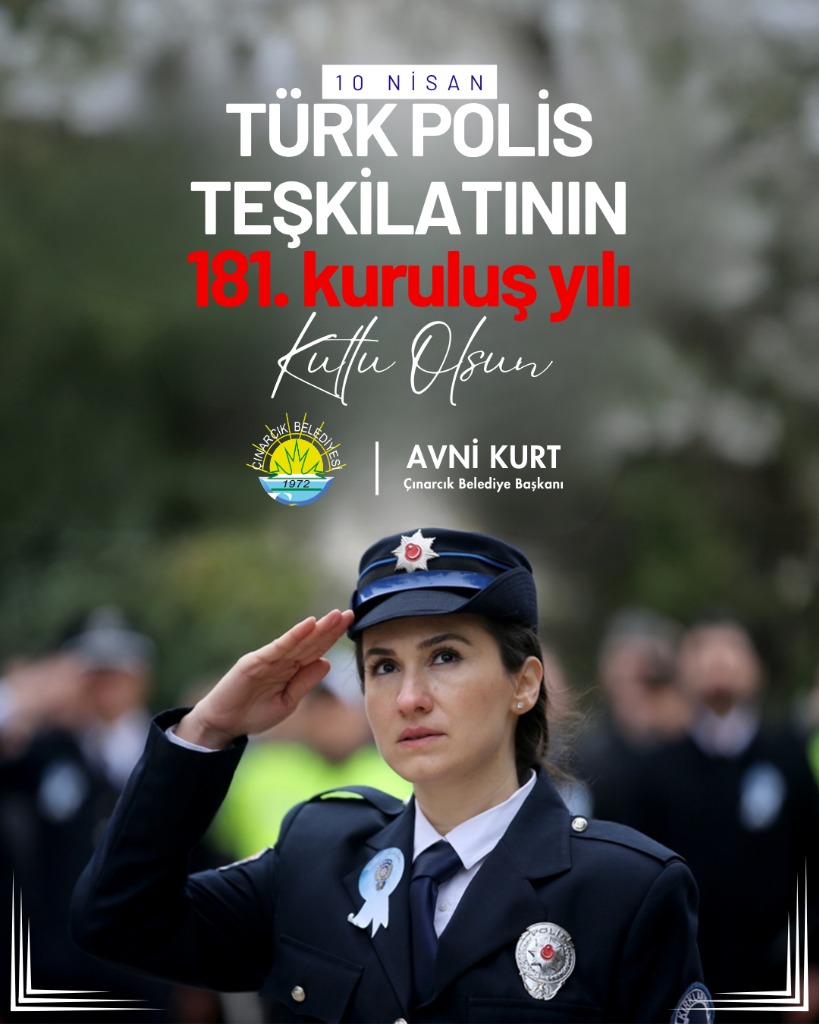 Başkanımız Avni Kurt’tan, Türk Polis Teşkilatının 181. Kuruluş Yıl Dönümü Mesajı