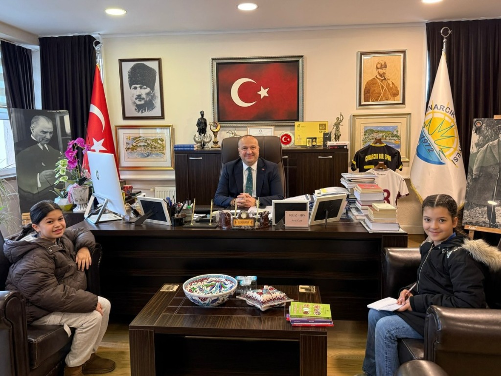Melek Boğa ile Nur Evşan Özdemir, Başkanımızla Röportaj Yaptı