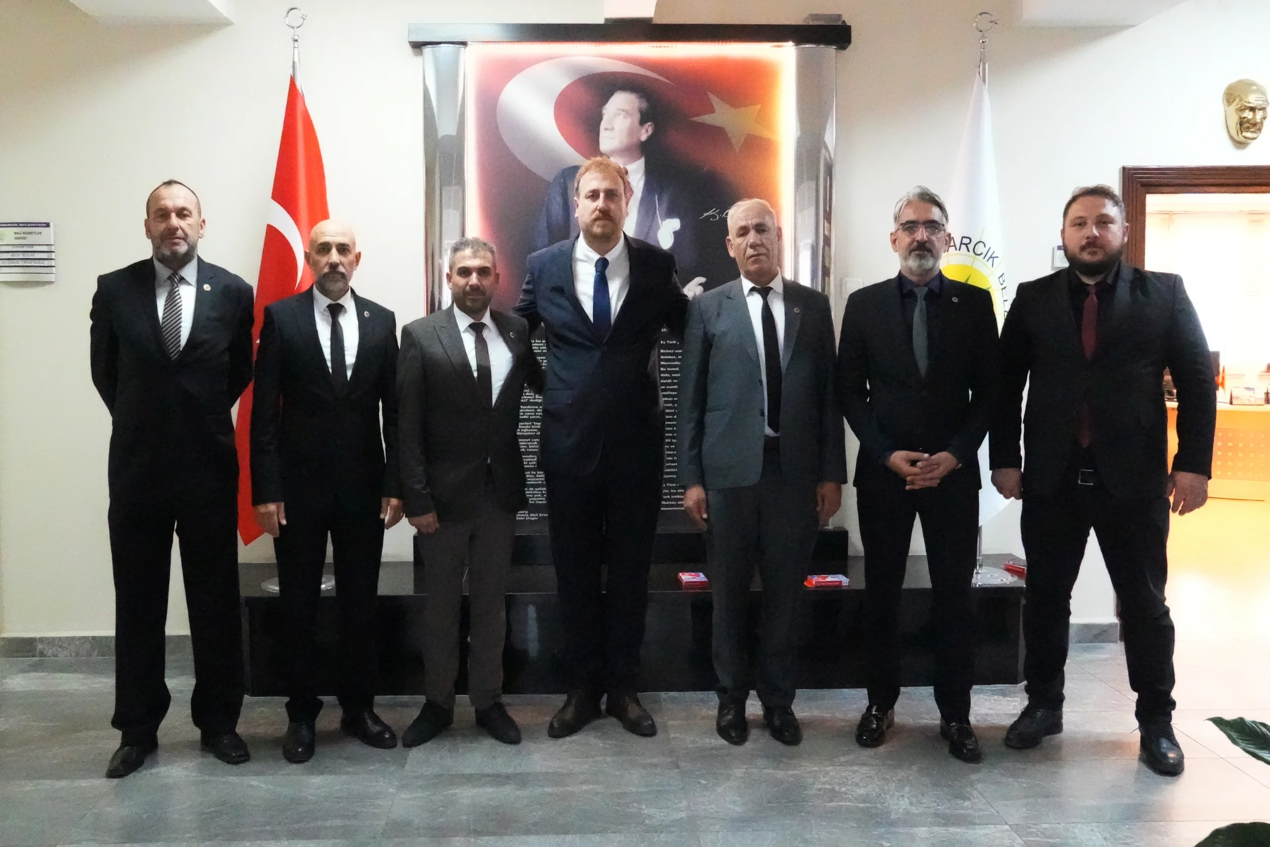 MUHTARLARDAN BELEDİYEMİZE ZİYARET