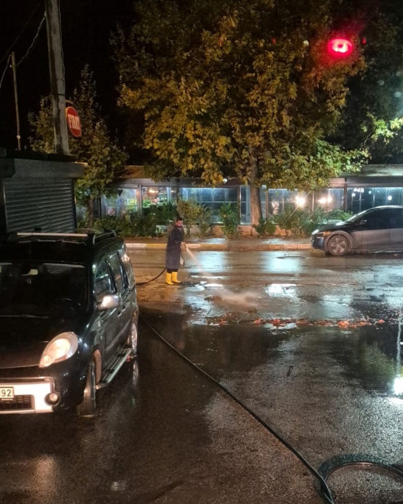 Yağmur Sonrası Kapsamlı Temizlik Çalışması