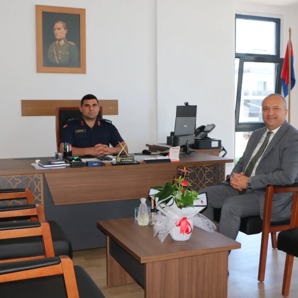 Başkanımız Avni, Kurt'tan Jandarma Komutanı Üsteğmen Bozkurt'a Ziyaret