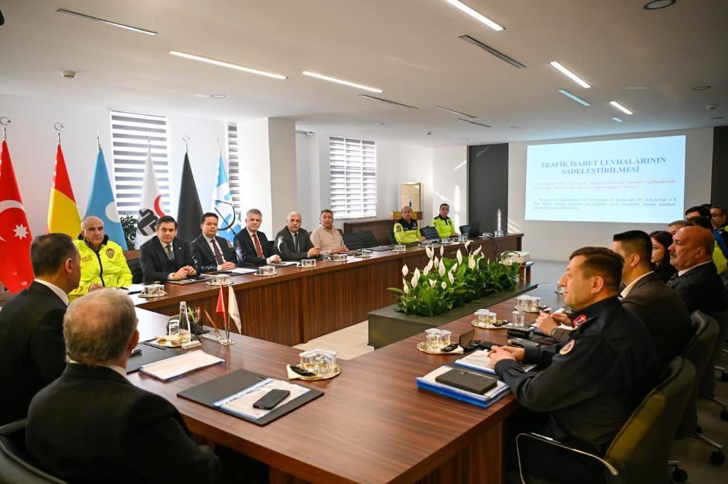 Trafik İşaretlemelerine Yönelik Sadeleştirme Çalışması Toplantısına Katıldık