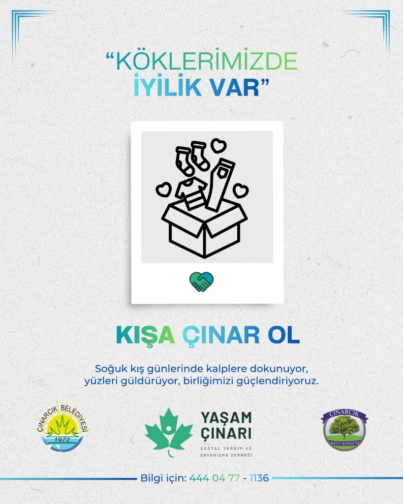 Çınarcık Belediyesi’nden Yürekleri Isıtan Bir Proje: “Kışa Çınar Ol”
